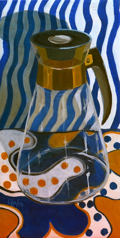 Remembering My Grandma's Coffee Carafe by artist OLGA LORA